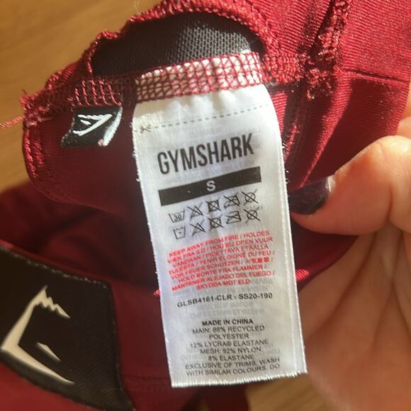 Gymshark Combat Sports Bra in Claret - Picture 3 of 5